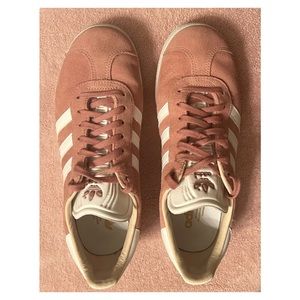 Adidas Originals | Gazelle Pink White Gold Women; size: 7.5